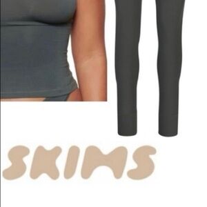 Skims Deep Sea long sleeve top and leggings set